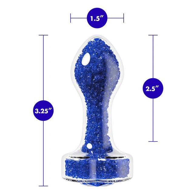 Oh My Gem Prestige Blue Glass Anal Plug Luxury Intimate Toy > Glass > Toys