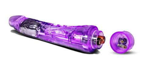 Naturally Yours Mambo Blue Bendable Soft Realistic Vibrator Purple Vibrators