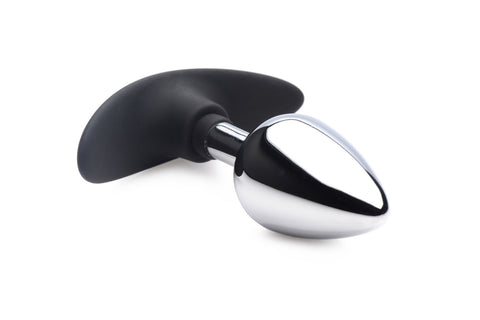 Dark Invader Metal and Silicone Medium Weighted Butt Plug > Anal Range > Butt Plugs