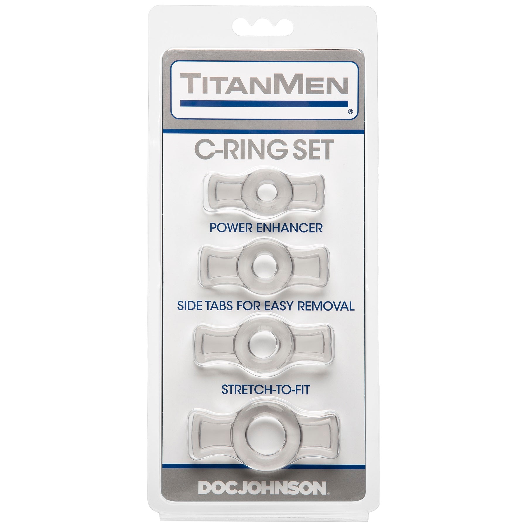 Titanmen Cock Ring Set (Black) – Stretchable Cock Rings Set > Cock Ring > Sets