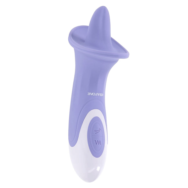 Evolved Lix and Kisses Purple Rechargeable Flicking Tongue Stimulator STIMULATORS