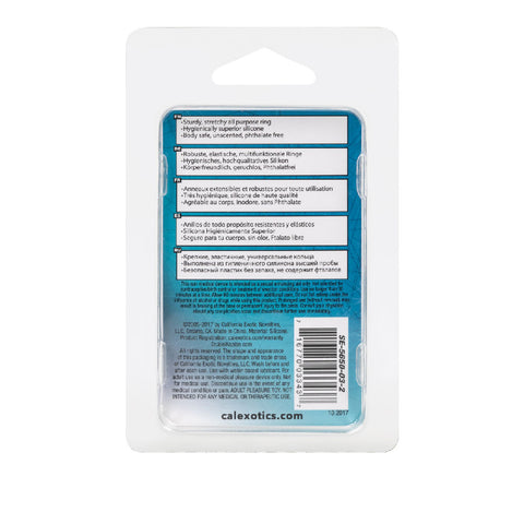 Dr. Joel Silicone Prolong Ring Black 1.2 Inch Diameter Ultra Soft Stretchy Cock Ring Black COCK RINGS