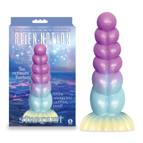 Alien Nation - Stardust - Glitter Rainbow 21 cm Fantasy Dong Multi Fantasy Dongs