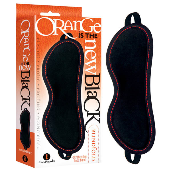 Orange Is The New Black Leatherette Blindfold – Black Comfort BDSM Accessory > Bondage Gear > Blindfolds