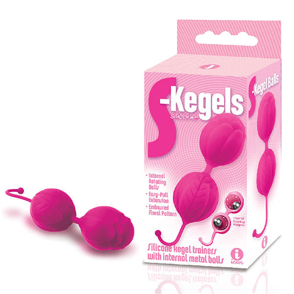 The 9s S-Kegels Silicone Kegel Balls Pink Pink > Sex Toys For Ladies > Kegel Exercise