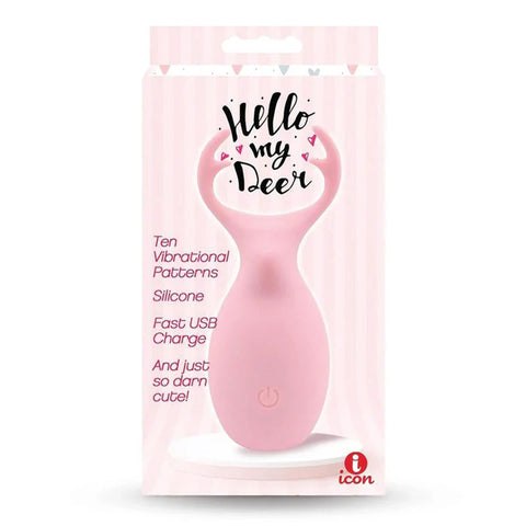 Buzzy Buddy Hello My Deer USB Rechargeable Stimulator Pink STIMULATORS