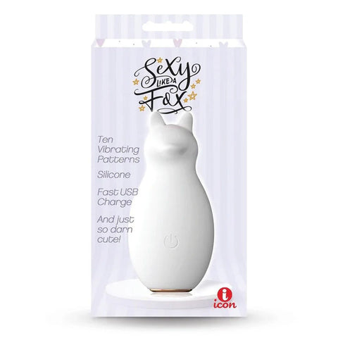 Buzzy Buddy Sexy Like A Fox USB Rechargeable Stimulator White STIMULATORS