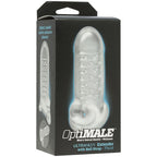 OptiMALE Thick Penis Extender with Ball Strap Frosted Sleeve > Sex Toys For Men > Penis Sleeves