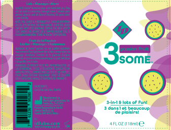 ID 3some Passion Fruit 3 In 1 Lubricant 118ml Flavoured Lube