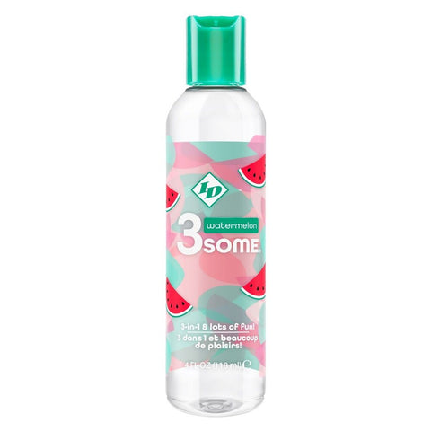 ID 3some Watermelon 3 In 1 Lubricant 118ml Flavoured Lube