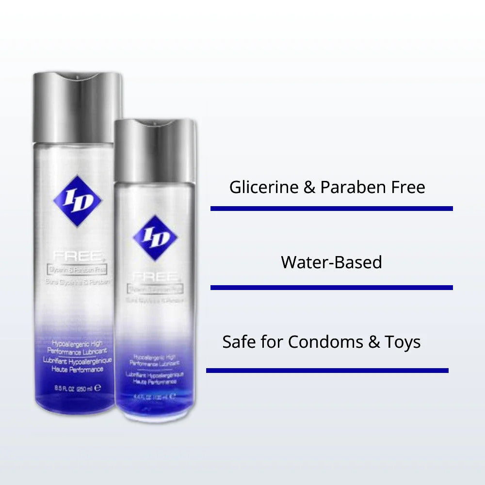 ID Free Hypoallergenic Water-Based Lubricant 250ml – Sensitive Skin Lubricant Secondary image