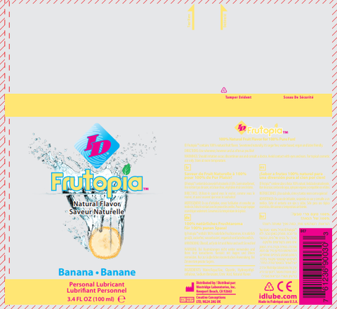 ID Frutopia Personal Lubricant Banana Flavoured Lube
