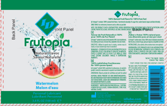 ID Frutopia Personal Lubricant Watermelon Flavoured Lube