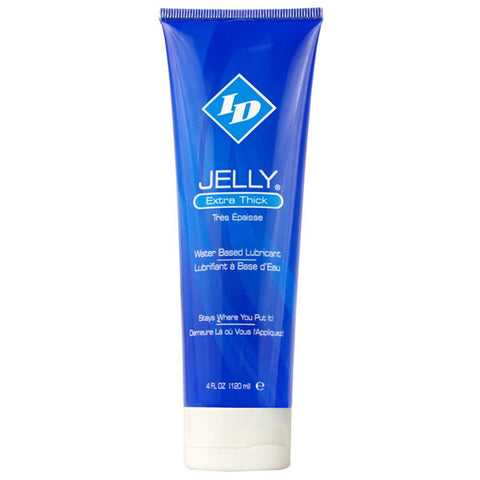 ID Jelly Extra Thick 4oz Lubricant for Adult Intimacy and Toy Use Water Based Lube