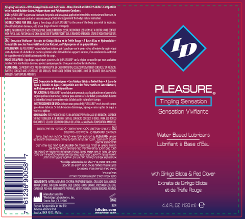 ID Pleasure 4.4 Ounce Silicone-Based Personal Lubricant for Enhanced Intimacy Silicone Lubricant