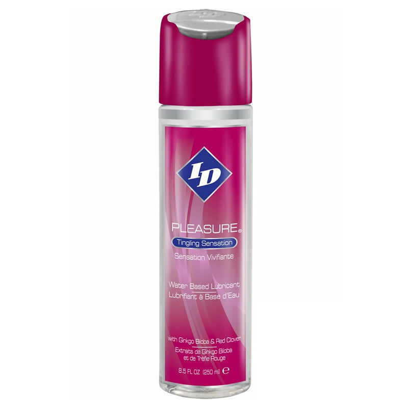 ID Pleasure 8.5 oz Water Based Lubricant with L-Arginine for Enhanced Sensation ENHANCERS