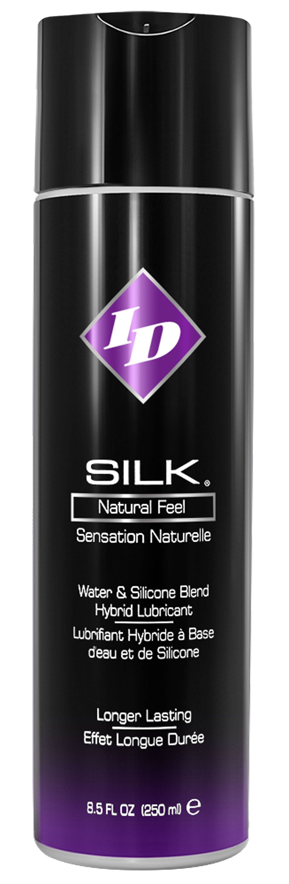 ID Silk Natural Feel Water Based Lubricant 8.5 Fl Oz 250ml Water Based Lube