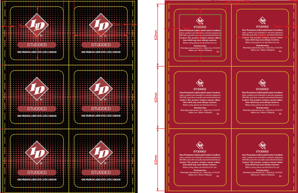 ID Studded Lubricated Condoms 144 Pcs Pack for Enhanced Safety Condoms