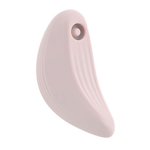 Playboy Pleasure Palm Vibrator In Soft Light Pink Silicone Vibrators