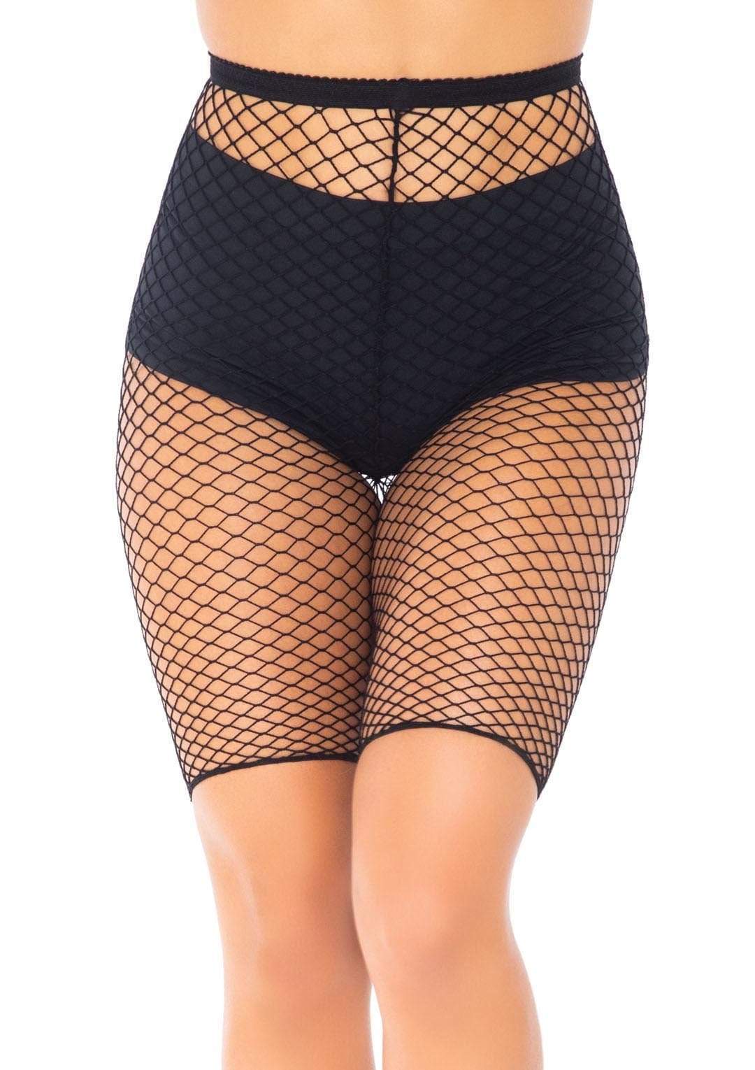 Industrial Fishnet Biker Shorts High Waist Festival Lingerie Lingerie & Sexy Apparel