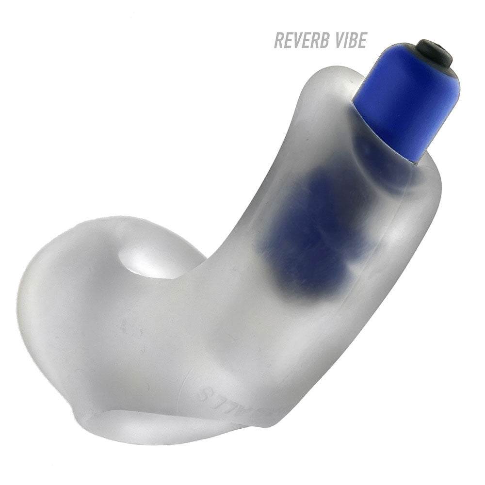 Buzzfuck Taint Vibe Sling Vibrating Cock Sling by Oxballs Clear COCK RINGS Sling