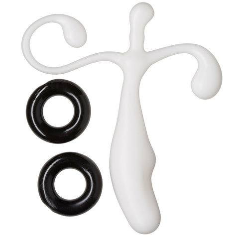 Cloud 9 Prostate Stimulator Kit with Comfort Rings White Prostate Tools