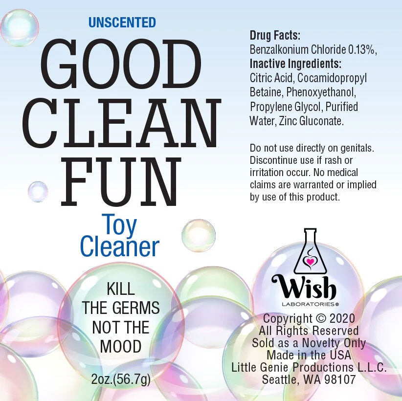 Good Clean Fun Unscented Toy Cleaner 60 ml > Essentials > Toy Cleaners