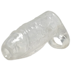 Titanmen Cock Sleeve with Ball Strap Clear 4.5 Inch Sleeve > Sex Toys For Men > Penis Sleeves