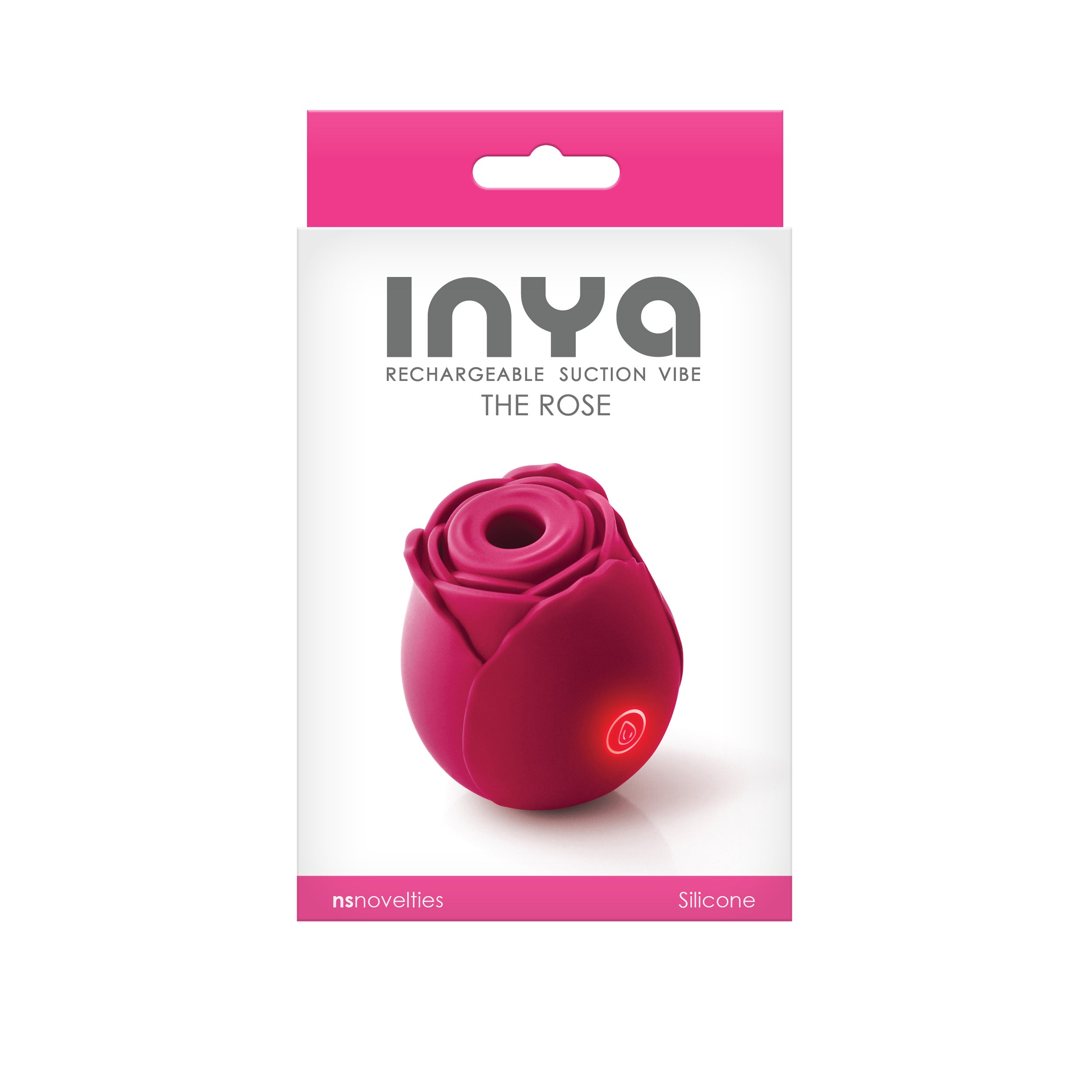 Inya The Rose Clitoral Air Pulsation Stimulator Red Rose Stimulators