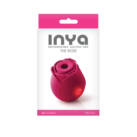 Inya The Rose Clitoral Air Pulsation Stimulator Red Rose Stimulators