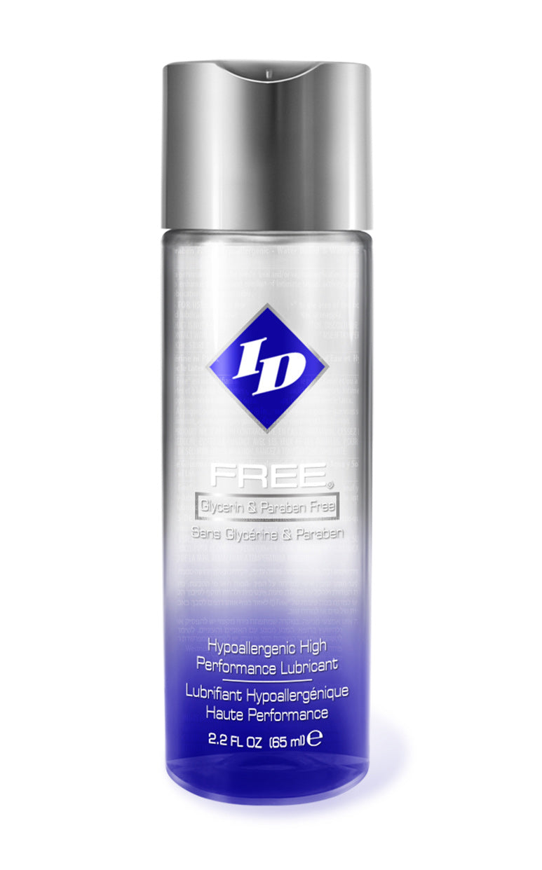 ID Free Hypoallergenic Waterbased Lubricant 65ml for Sensitive Skin Clear Water Based Lube