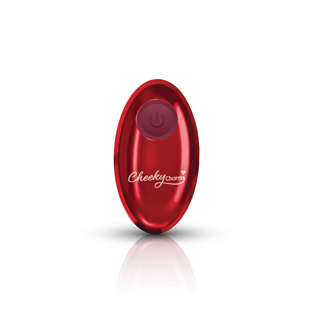 Viben Vibrating Red Metal Remote Control Anal Plug > Anal Range > Vibrating Butt Plugs