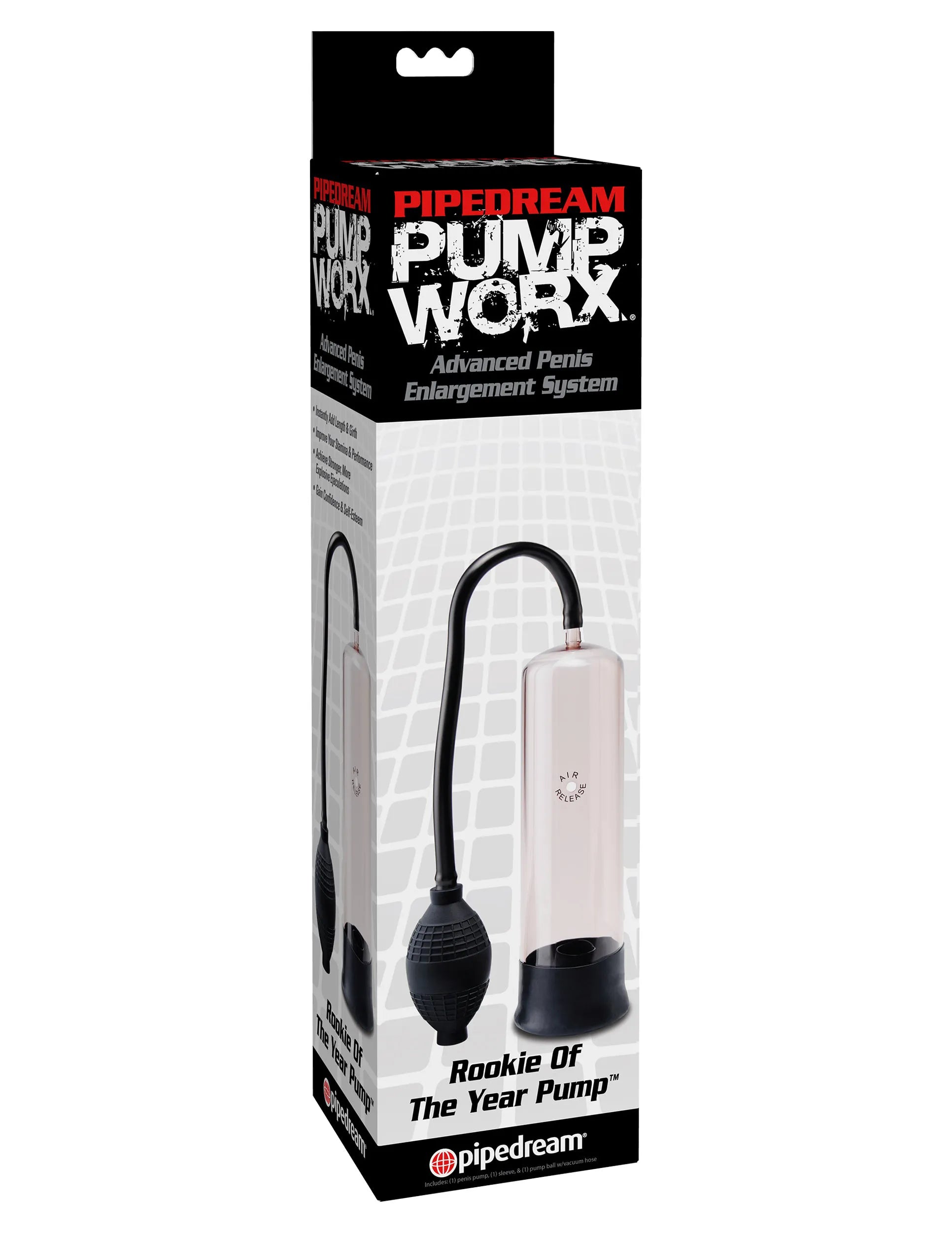 Pump Worx Rookie of the Year Pump (Black) – Penis Enlargement Pump > Pumps > Penis Pumps