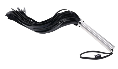 Edge Flogger Whip with Metal Handle for Impact Play Whips & Paddles
