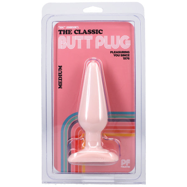 Classic Smooth Butt Plug Medium Flesh Pink > Anal Range > Butt Plugs