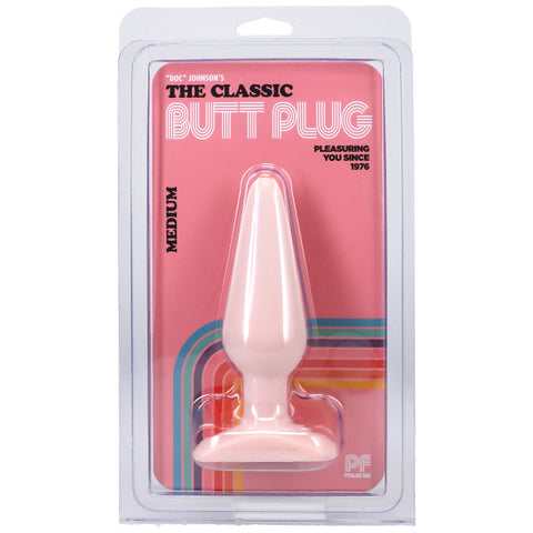 Classic Smooth Butt Plug Medium Flesh Pink > Anal Range > Butt Plugs