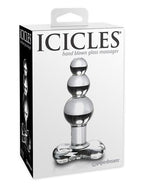 Icicles Clear Glass Anal Plug with Tapered Tip – Smooth Glass Anal Toy > Glass > Toys