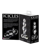 Icicles Clear Glass Anal Plug with Tapered Tip – Smooth Glass Anal Toy > Glass > Toys