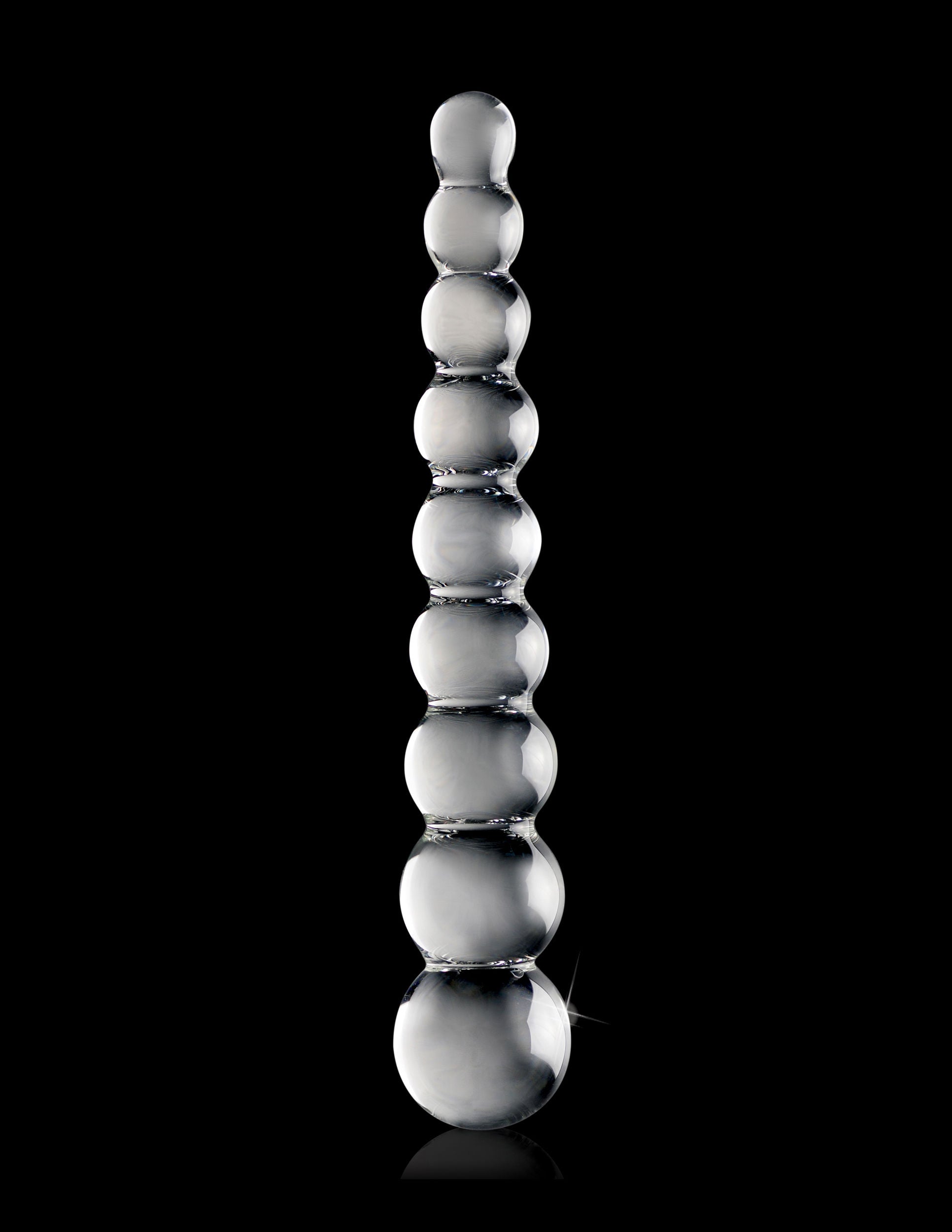 Icicles Clear Glass Massager Wand Handcrafted Adult Toy > Sex Toys > Glass