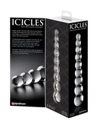 Icicles Clear Glass Massager Wand Handcrafted > Glass > Dildos