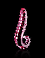 Icicles Pink Glass Massager Handcrafted Luxurious Glass Toy > Glass > Toys