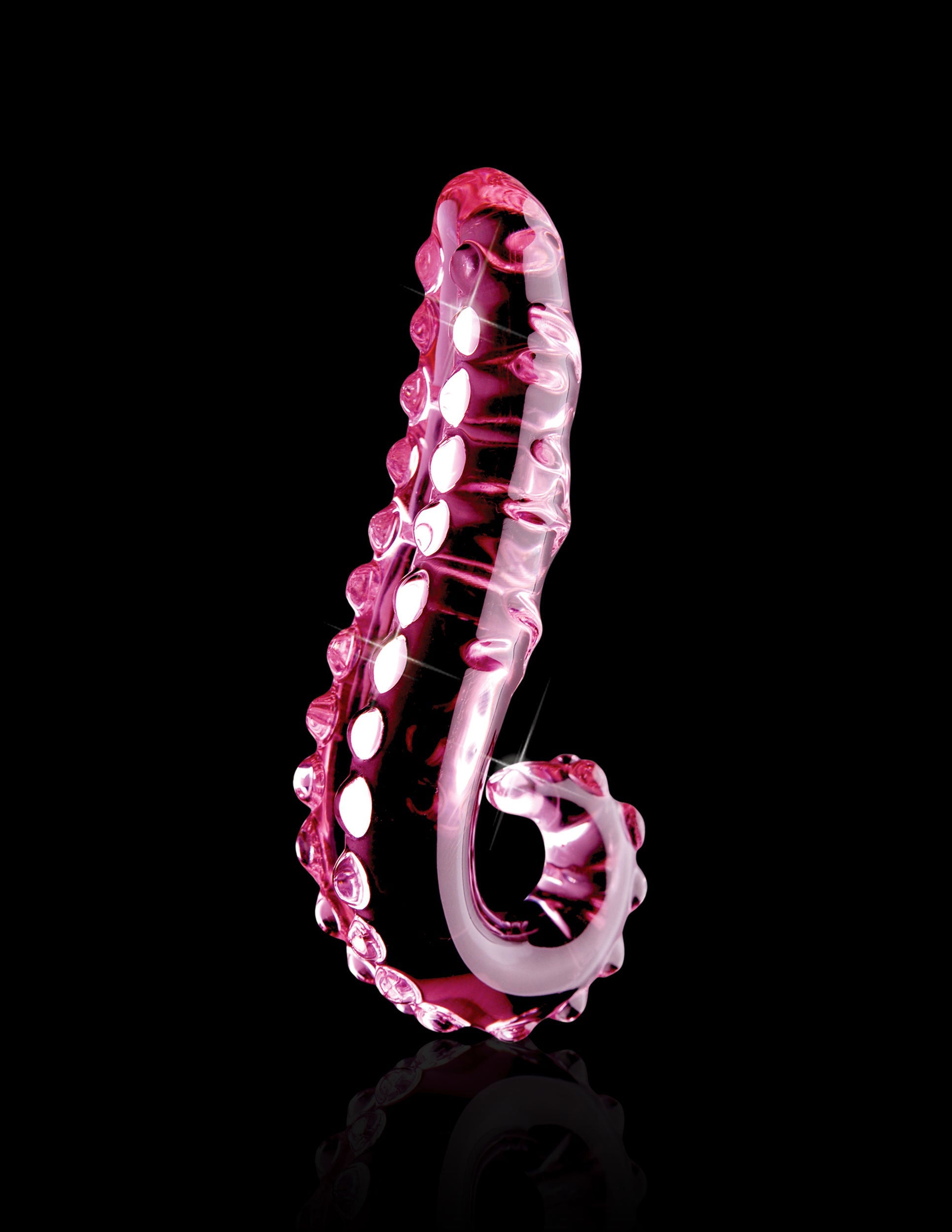 Icicles Pink Glass Massager Handcrafted Luxurious Glass Toy > Glass > Toys
