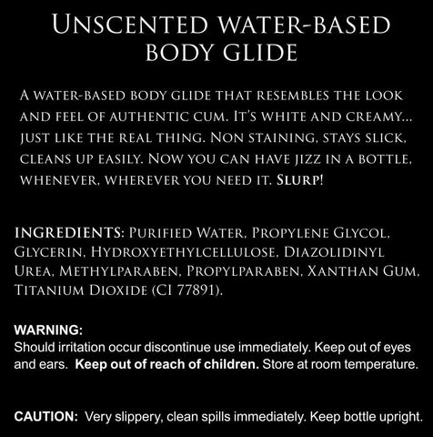 Jizz Unscented Water Based Lubricant 16 Ounce Speciality Lubricants
