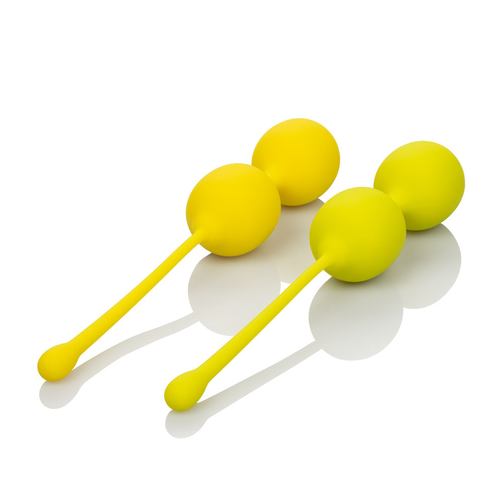 Lemon Kegel Training Set with 2 Weighted Pelvic Exercisers BULLETS