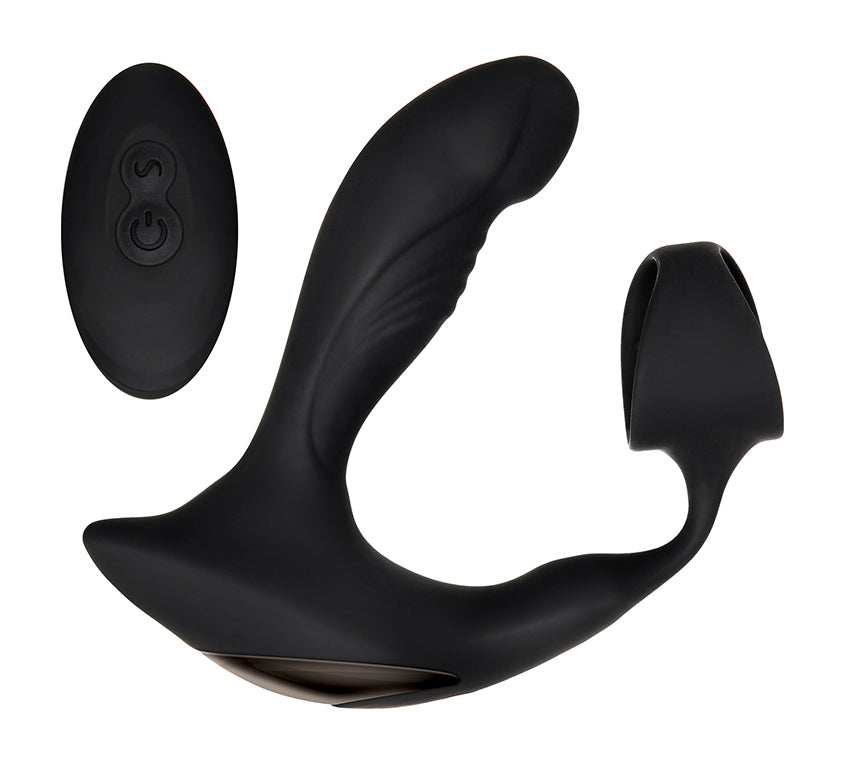 Zero Tolerance Strapped & Tapped Heating Anal Plug with Cock Ring > Anal Range > Prostate Plugs Main image