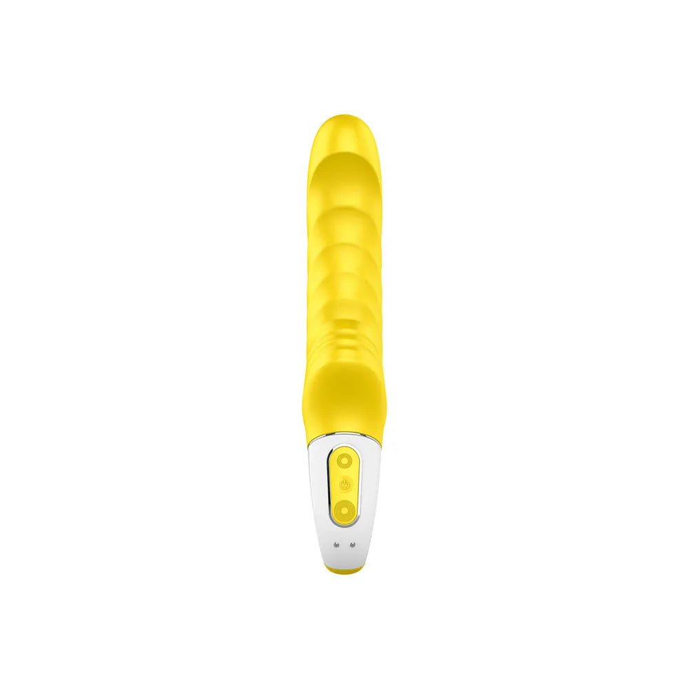 Satisfyer Yummy Sunshine G Spot Silicone Vibrator – Curved G Spot Vibrator > Sex Toys For Ladies > G-Spot Vibrators