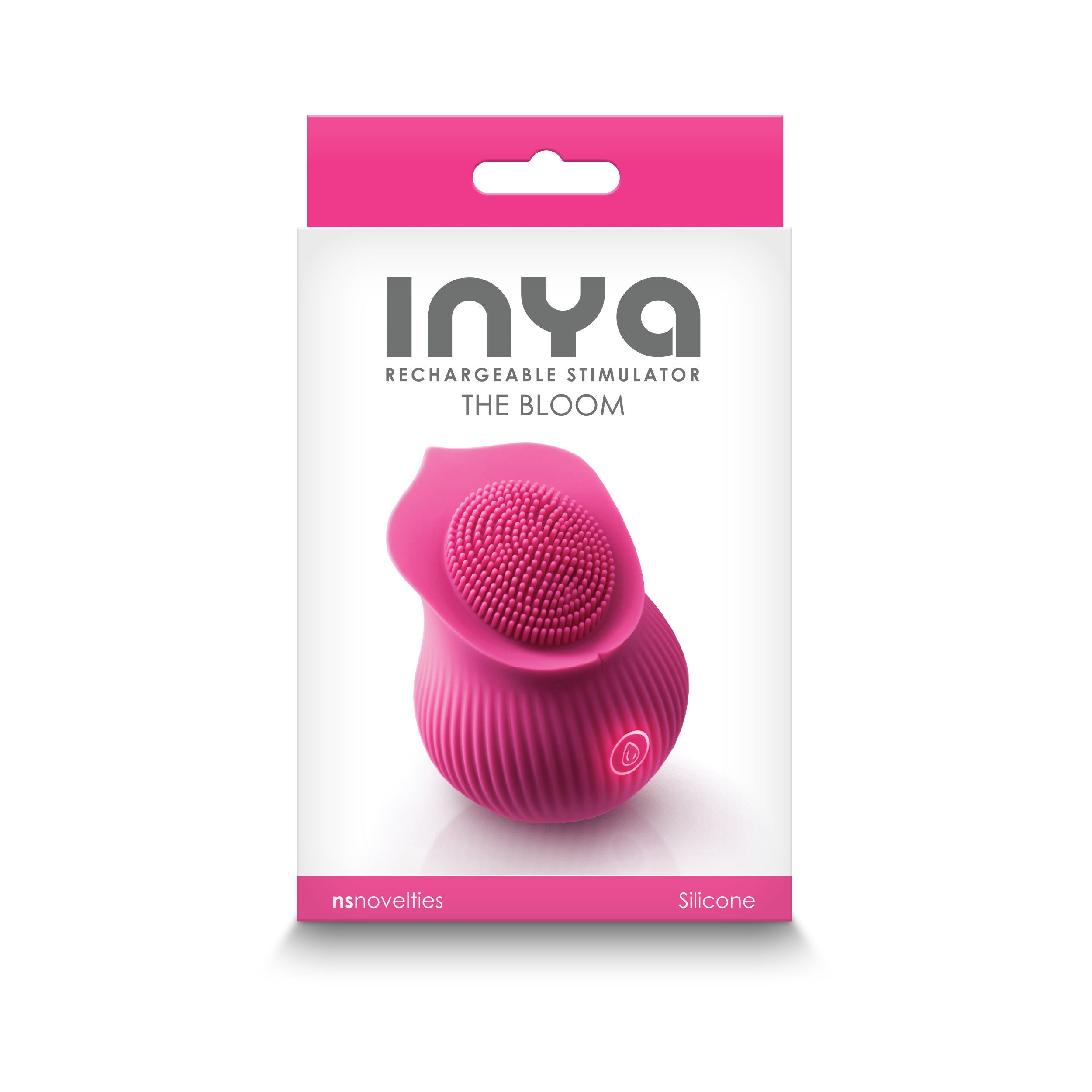 Inya The Bloom Pink Rechargeable Wireless Clitoral Vibrator Rose Stimulators