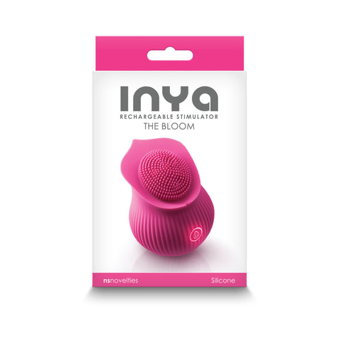 Inya The Bloom Pink Rechargeable Wireless Clitoral Vibrator Rose Stimulators