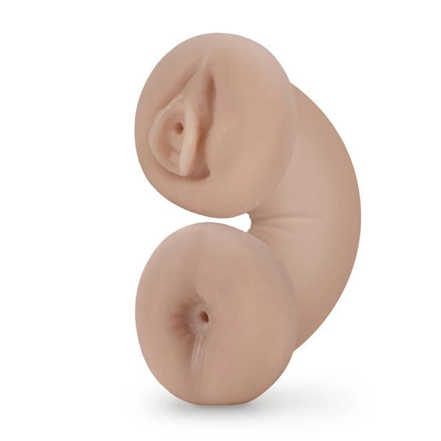 M for Men Double Trouble Glow in the Dark Vanilla Stroker > Sex Toys For Men > Masturbators > Manual