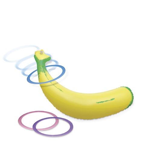 Inflatable Banana Ring Toss Game – Lightweight Durable Outdoor Party Game > Novelties > Bachelor & Bachelorette Items
